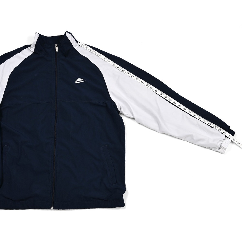 Vintage Nike Jacket XL 90s Lined Windbreaker Track Colorblock‎ Y2K Silver Tag - Picture 4 of 12